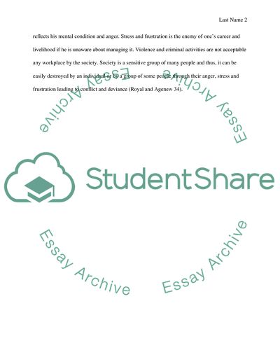 Frustration, Conflict, and and Deviance in Your eHRAF Society
