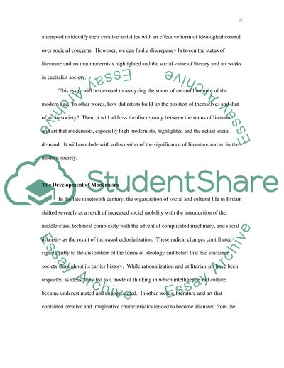 The Status of Literature in the Modern Society