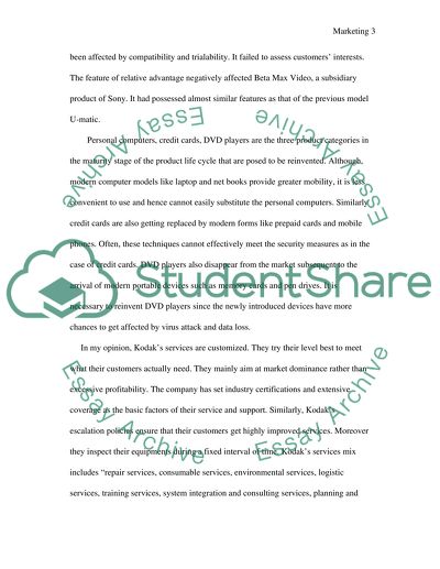 Service Marketing of Kodak