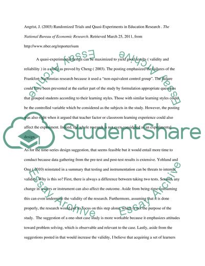 Quantitative reasoning and analysis week 3