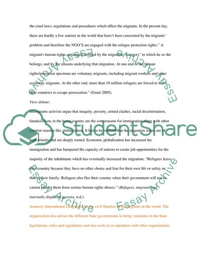 The Role of NGO in Defining Human Rights