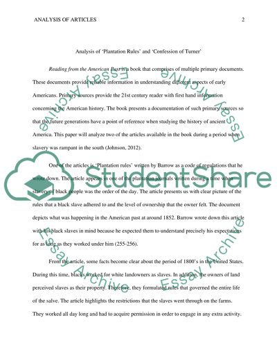 Early americas history