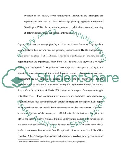 Performance Management and Organizations