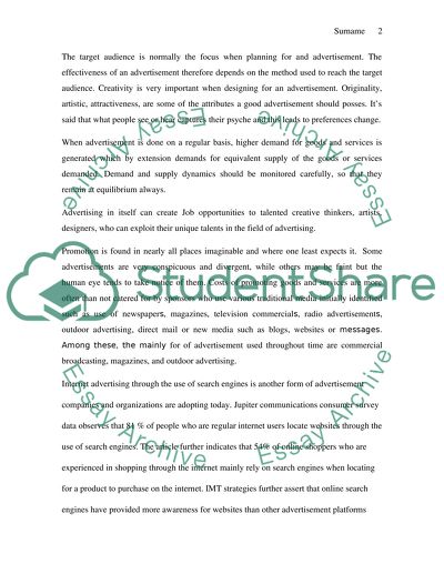 Internet Advertising and Commercial Broadcasting