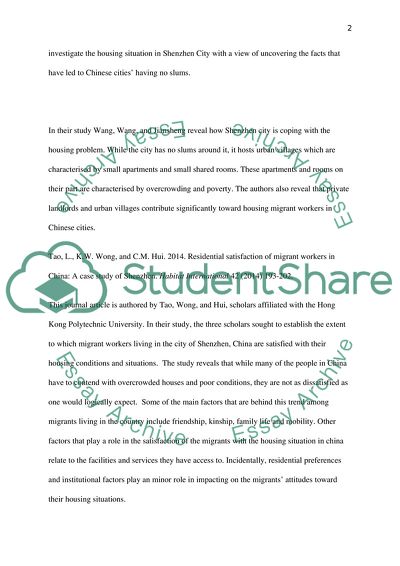 The Incorporation of Immigrants in Growing Urban Areas ( Annotated Bibliography AAAG Style)