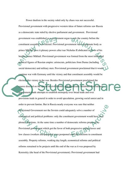 Why Was the Provisional Government Overthrown in Russia