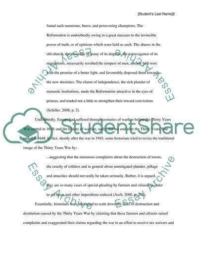 Does the Thirty Years War Mark an Important Watershed in European Warfare