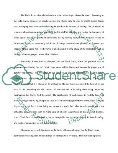 Ethics and New Genetics