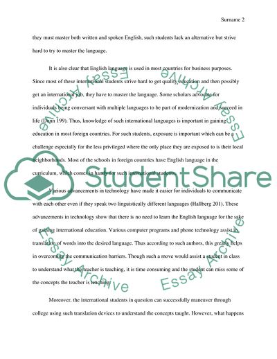 International Students in the USA