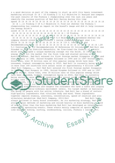 Whether Red Bull Should Invest In The Formula 1 Racing Championship Next Year Or Not