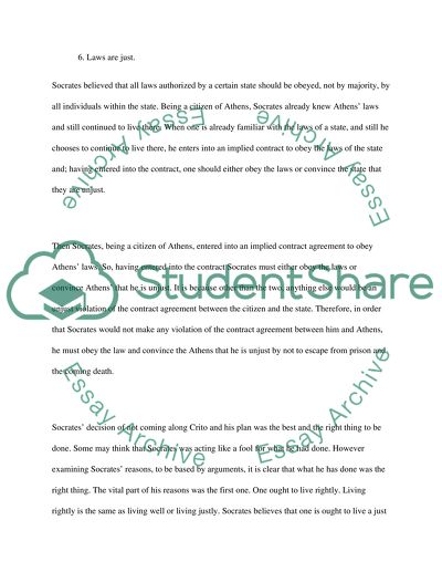 Crito a Good Friend of Socrates