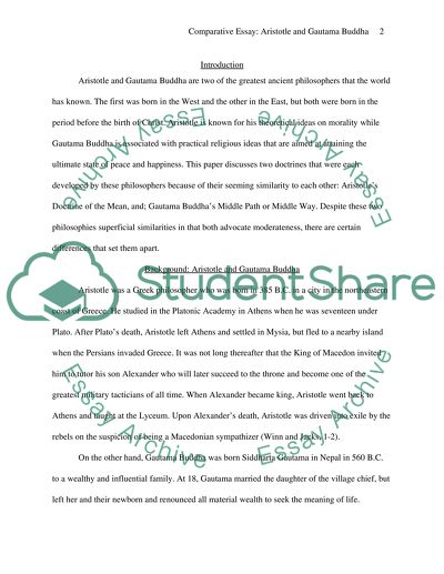 Eastern and Western Philosophers Comparison