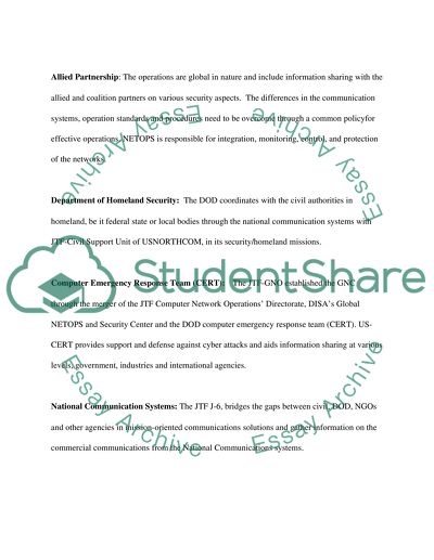 JTF-GNO Relationship