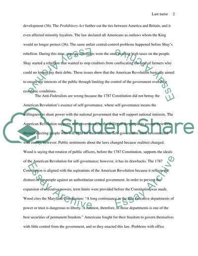 The Constitution With the Changing Needs and Realities of the People