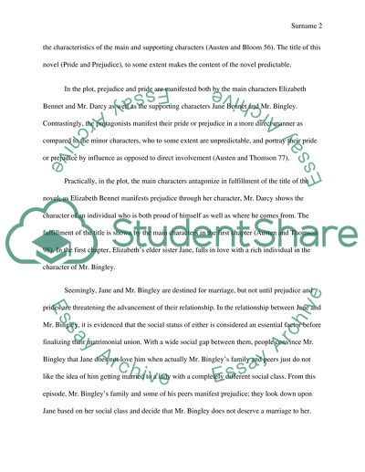 Pride and Prejudice by Jane Austen