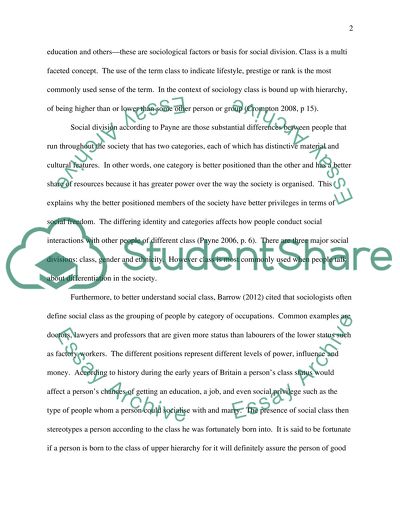 The British Society: What Remains of the Social Class