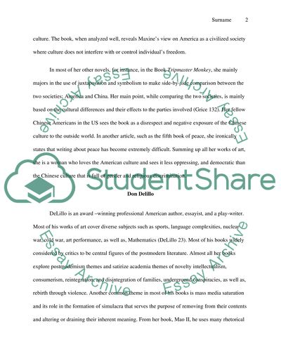 Analysis of the American Writers and Their Views Concerning the Great Nation