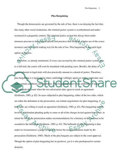 The Criminal Justice System