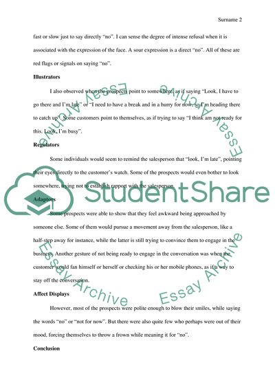 Nonverbal Gestures Associated with Emblems, Illustrators, Regulators, Adaptors and Affect Displays