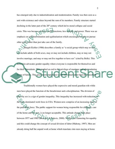 Recent Tendencies in Defining a Concept of Family