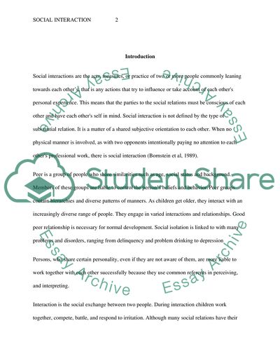 Similarities and Differences between Peer-Peer Interactions and SiblingSibling Interactions
