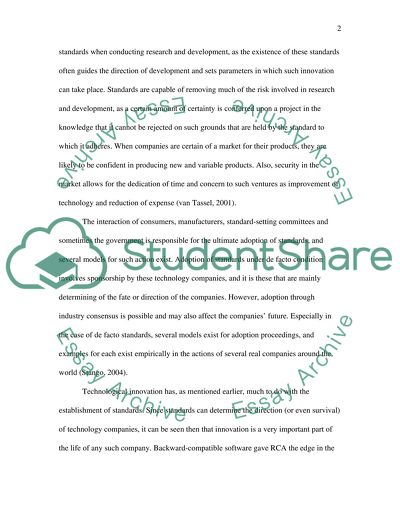 Standard Battles in Media Industry