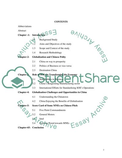 Market Competitiveness for SOEs in China
