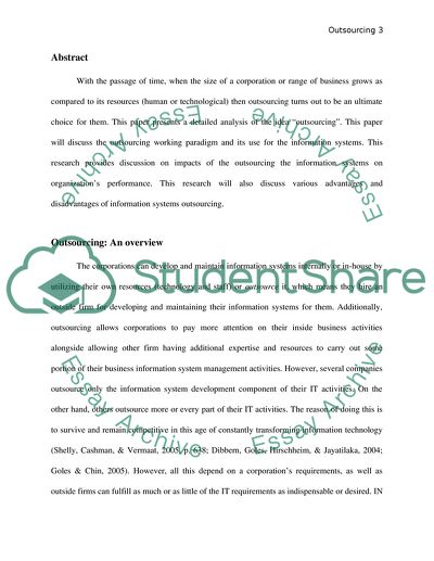 Advantages and Disadvantages of Information Systems Outsourcing: Risks and Benefits