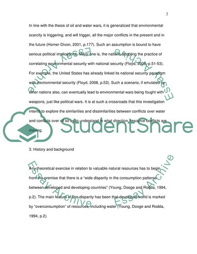 To What Extent Are Resource Conflicts over Oil and over Water Comparable