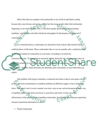 Pandan Plant and Repelling Cockroaches from Food