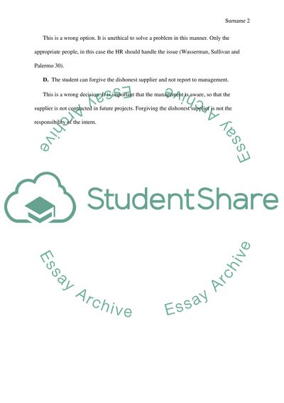 Architectural ethical case