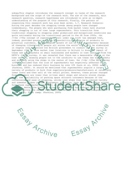 Business Strategies of Supermarkets in Britain and Cyprus