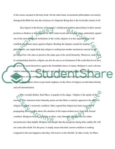 The Institution Of Religion And Its Main Aims