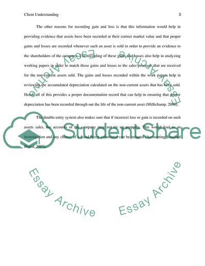 Client Understanding