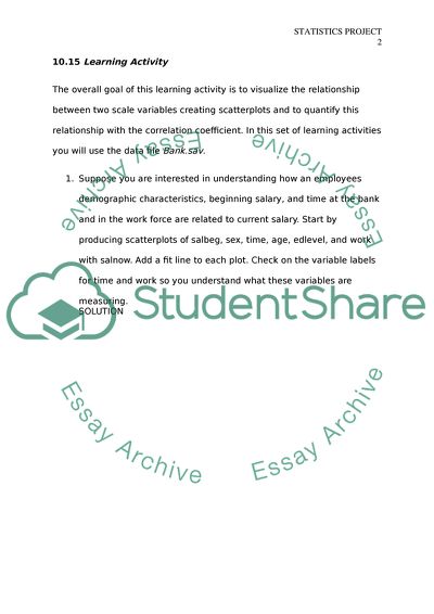 Statistics Project Module Analysis