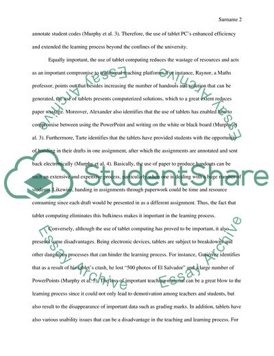 Tablet Computing: Instructional Technology Group