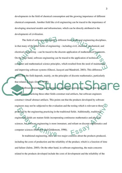 How software engineering differs from other fields of engineering