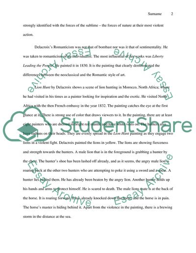 The French Romantic Artist: Ferdinand Victor Eugne Delacroix