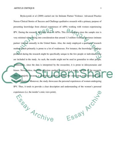 Choose and Read An Article