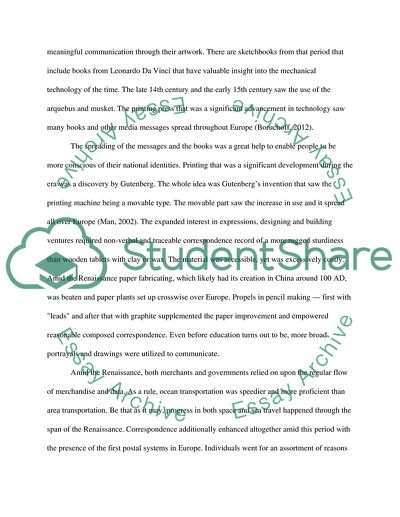 History of Commincation