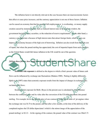 The Economic Impact on Rolls Royce