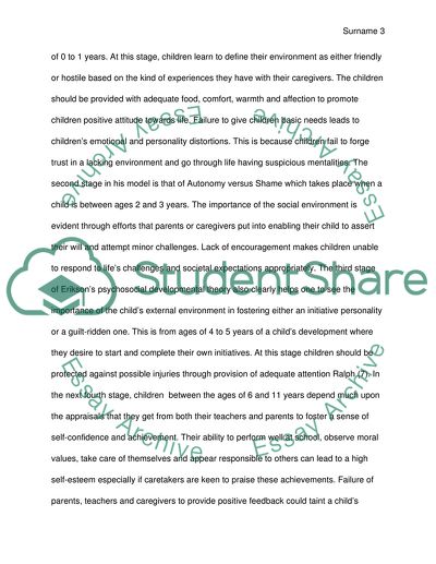 Developement of Life Span