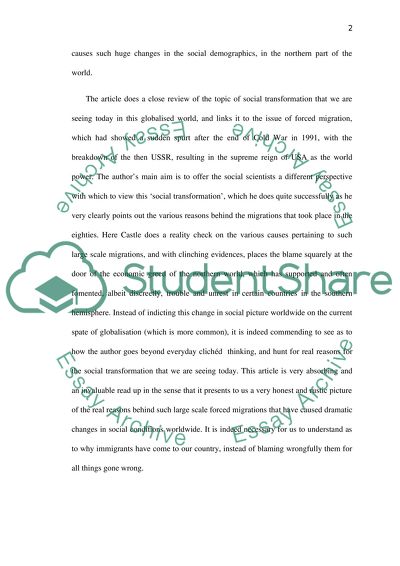 Annotated bibliographies for 3 journal articles