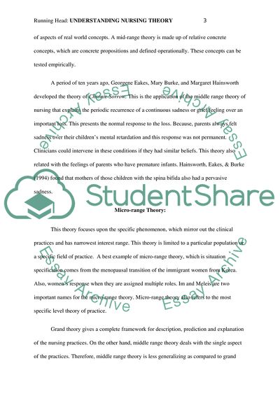 Understanding Nursing Theory