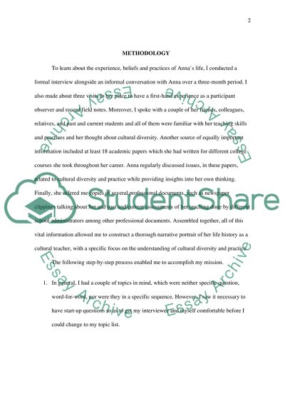 Life History Project