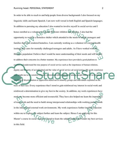 Application for the Masters Program in Social Service at the Worden School of Social Service