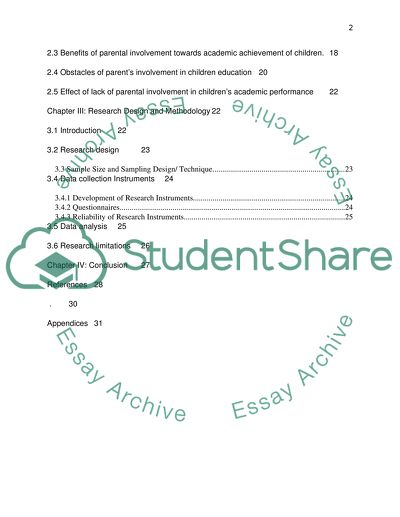 Lack of Parental Involvement at a Local Elementary School Negatively Affects the Academic Success of the Students