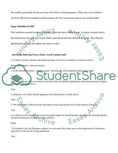 White Mans Burden, Black Mans Sorrow