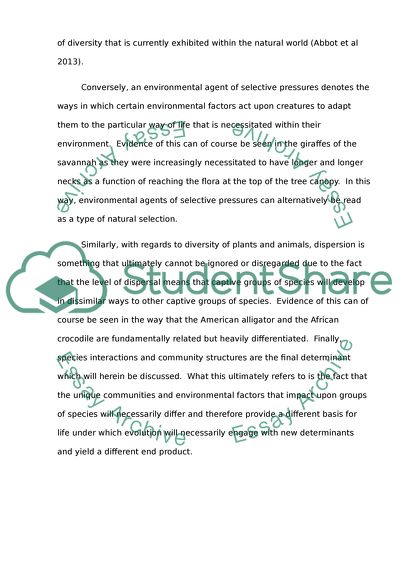 The Diversity of Plants and Animals