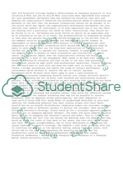 Diversity and Leadership